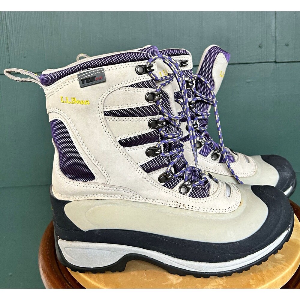 L.L.Bean TEK 2.5 PrimaLoft Insulated Waterproof Winter Snow Boots Women’s US 9 M